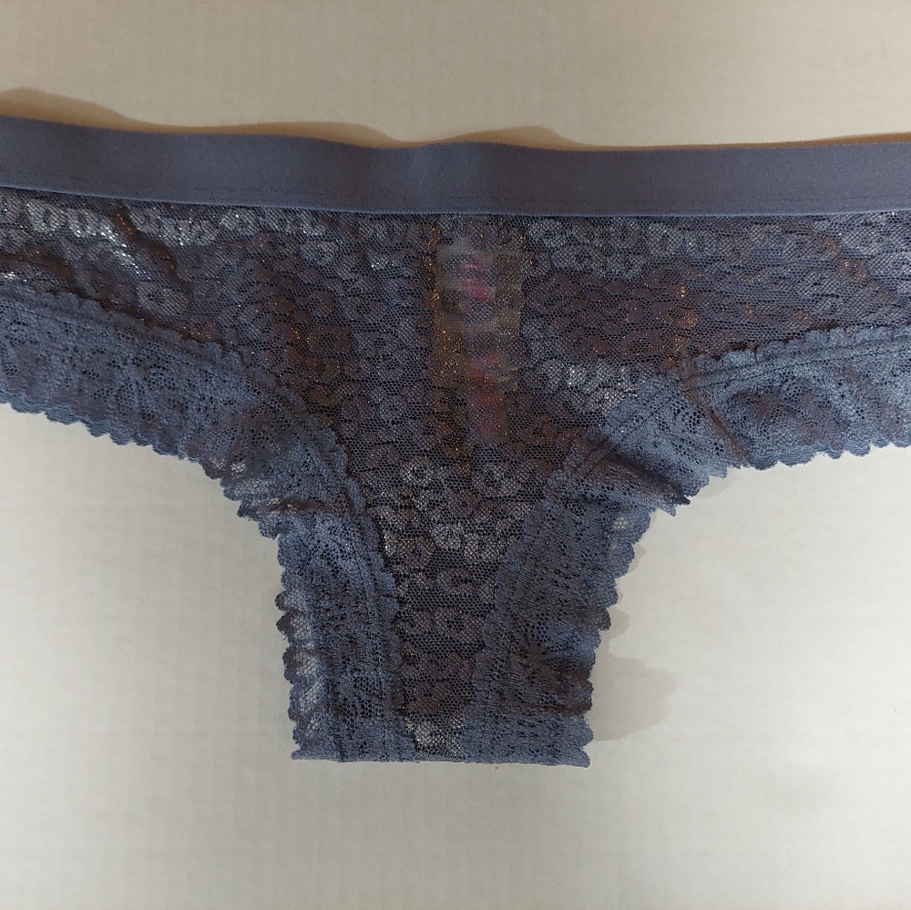Victoria's Secret PINK Lace Cheeky Bikini Panties Underwear Medium NWT